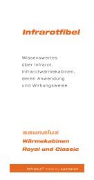 Saunalux Infrarot-Fibel 10/02 - Infrarot-voigt.de