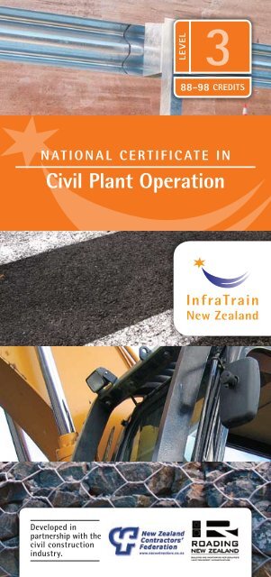 Civil Plant operation - InfraTrain New Zealand