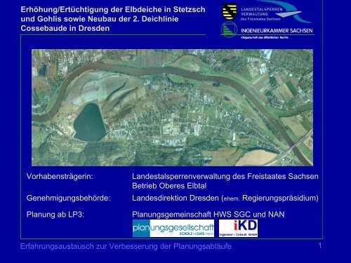 Erhöhung/Ertüchtigung der Elbdeiche in Stetzsch und Gohlis sowie