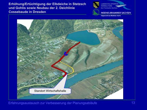 Erhöhung/Ertüchtigung der Elbdeiche in Stetzsch und Gohlis sowie