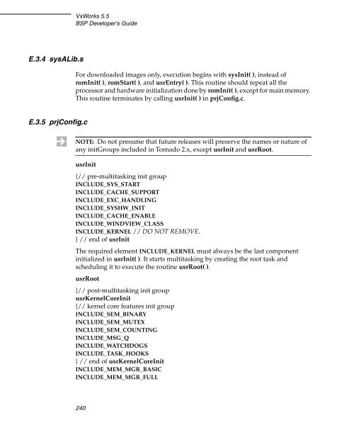 BSP Developer's Guide