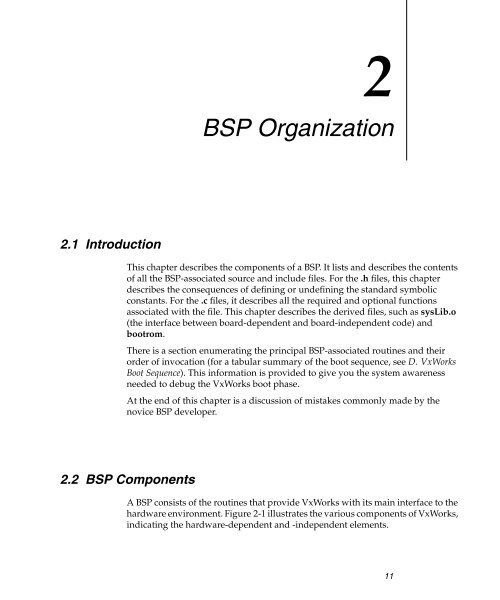 BSP Developer's Guide