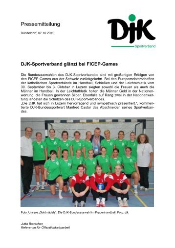 Djk-Sportverband glänzt bei Ficep-Games