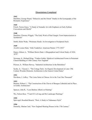 Medical Humanities Dissertations | HSLS