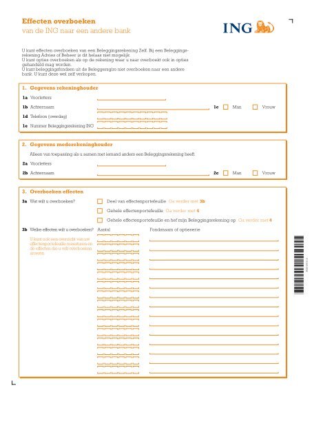 Boek effecten over naar een andere bank (pdf) - ING