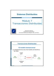 Transacciones Distribuidas - Facultad de Ingeniería - Universidad ...