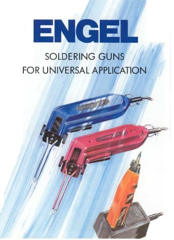 Soldering Gun - HSGM Heißschneide-Geräte und -Maschinen GmbH