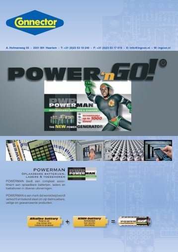 Rechargeable batteries POWERMAN - group 15