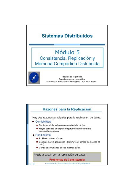 Memoria Compartida Distribuida - Facultad de Ingeniería ...