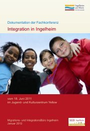 Dokumentation der Fachkonferenz Integration als PDF - Ingelheim