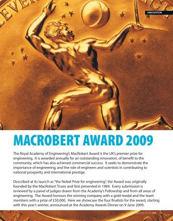 MACROBERT AWARD 2009 - Ingenia
