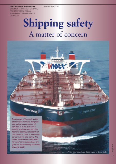 Shipping safety - Ingenia