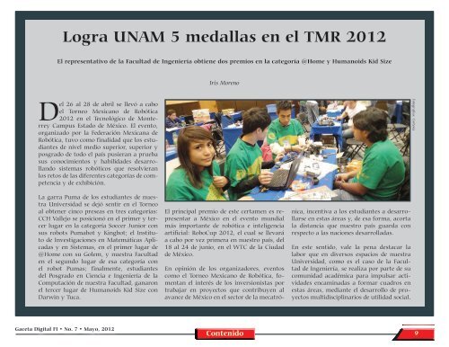 ReciclatÃ³n 2012 - Facultad de IngenierÃ­a - UNAM
