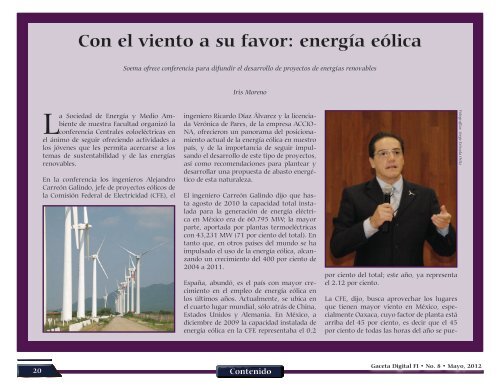energÃ­a eÃ³lica - Facultad de IngenierÃ­a - UNAM