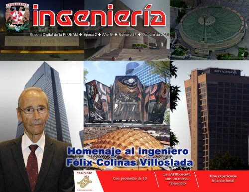 Homenaje al ingeniero FÃ©lix Colinas Villoslada - Facultad de ...