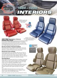 1984 - 1996 INTERIORS - Corvette America