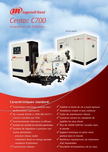 C700 Brochure - Ingersoll Rand