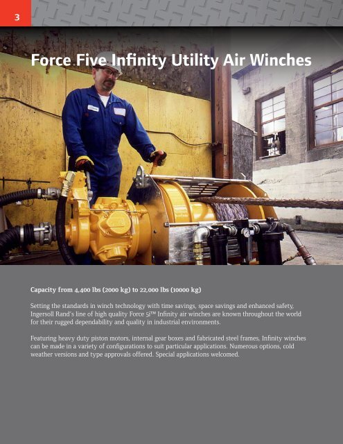 Force Five Infinity Air Winches - Ingersoll Rand