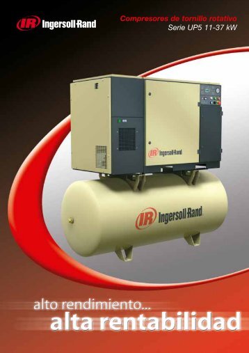 Compresores de tornillo rotativo Serie UP5 11-37 kW - Ingersoll Rand