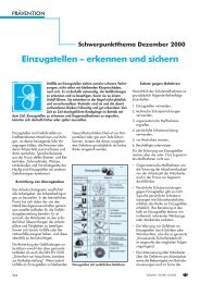 Einzugstellen – erkennen und sichern