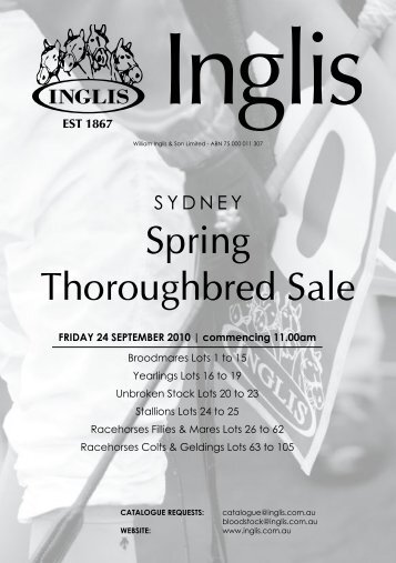 Download the complete catalogue (PDF) - Inglis