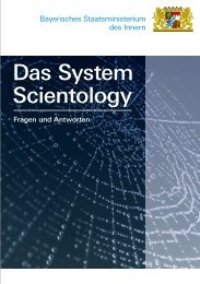 Das System Scientology 2010 - Bayern
