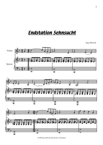 Endstation Sehnsucht - ingo höricht