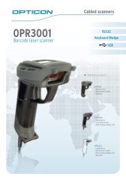 OPR3001 Leaflet - Opticon