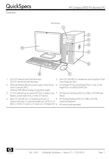 HP Compaq 6000 Pro Business PC - Ingram Micro