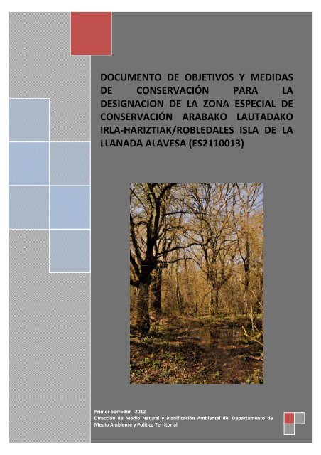 documento de objetivos y medidas de conservaciÃ³n ... - Euskadi.net