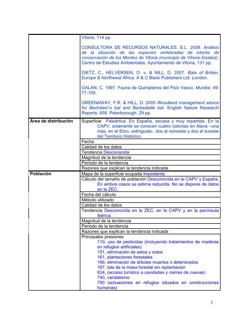 documento de objetivos y medidas de conservaciÃ³n ... - Euskadi.net