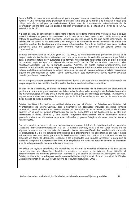 documento de objetivos y medidas de conservaciÃ³n ... - Euskadi.net