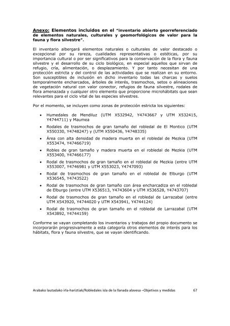 documento de objetivos y medidas de conservaciÃ³n ... - Euskadi.net