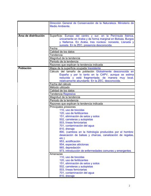 documento de objetivos y medidas de conservaciÃ³n ... - Euskadi.net