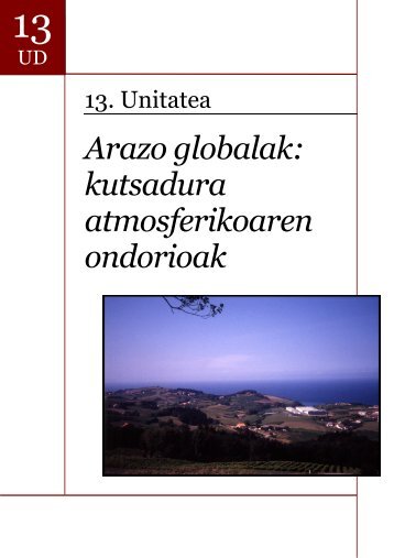 Arazo globalak: kutsadura atmosferikoaren ondorioak