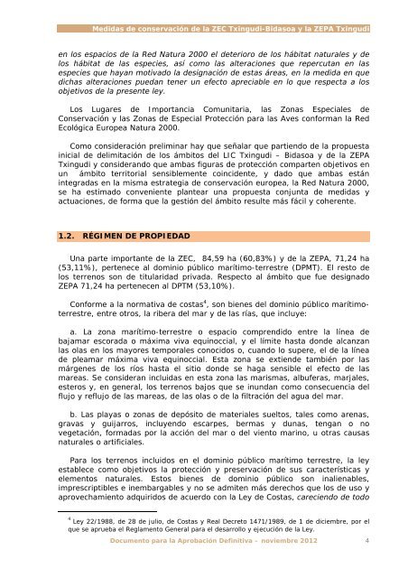 Documento 2. Objetivos y actuaciones particulares ... - Euskadi.net