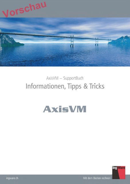 Vorschau | AxisVM SupportBuch - IngWare GmbH