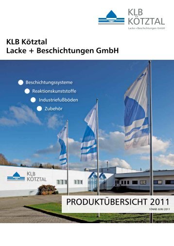 KLB ProduktÃ¼bersicht 2011 - inhema