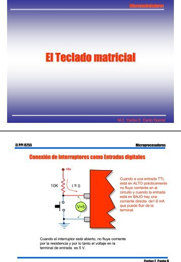 El Teclado matricial