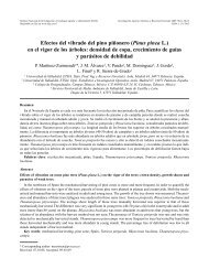Efectos del vibrado del pino piÃ±onero (Pinus pinea L.) en el vigor de ...