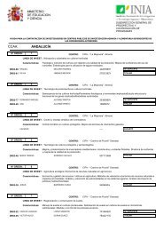 LISTADO RESOLUCIÃN PLAZAS (2003) - Inia