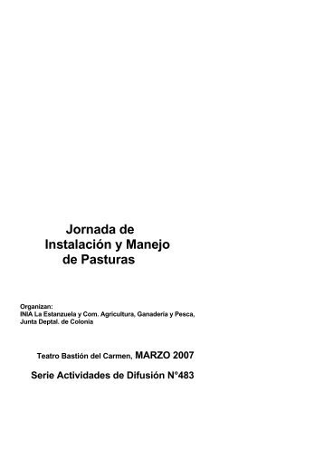 Jornada sobre instalación y manejo de pasturas del INIA