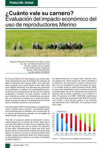 ¿Cuánto vale su carnero? Evaluación del impacto económico ... - Inia