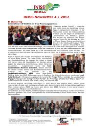 INISS-Newsletter 4 2012