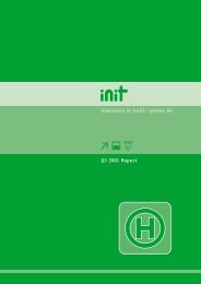 Init - Innovation in traffic systems AG