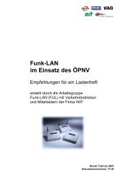 Funk-LAN im Einsatz des ÃPNV - Init