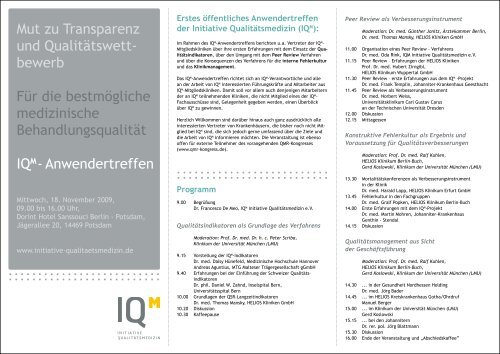 Download PDF - IQM Initiative QualitÃ¤tsmedizin