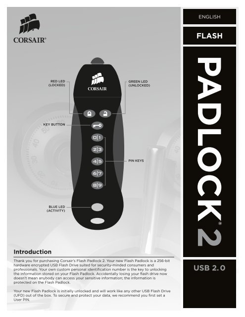 Flash Padlock® 2 User Manual - Corsair