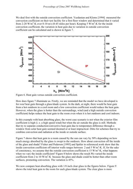 Modeling the Heat Gain of a Window With an Interior Shade ... - inive