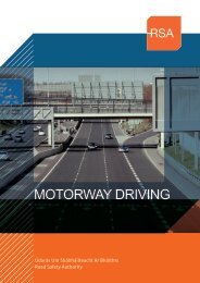 Motorway Driving Booklet (PDF) - Road Safety Authority